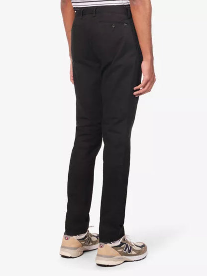 Belted tapered stretch slim-fit stretch-cotton chino trousers