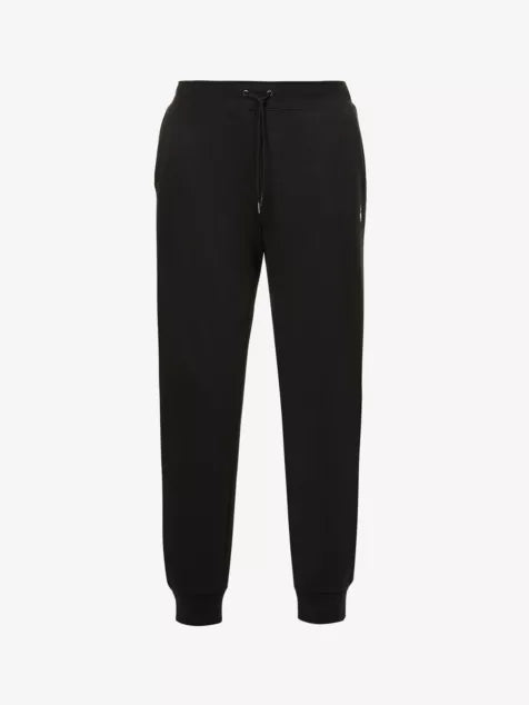 Double-knit tapered stretch-cotton and recycled-polyester blend jogging bottoms