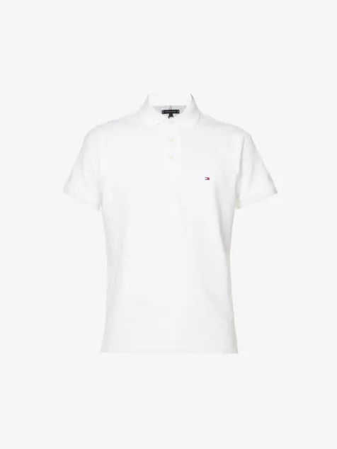 Slim-fit cotton-pique polo shirt