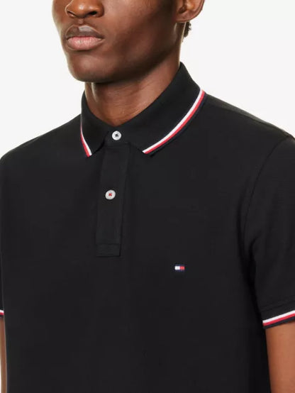 Core logo-embroidered cotton polo shirt