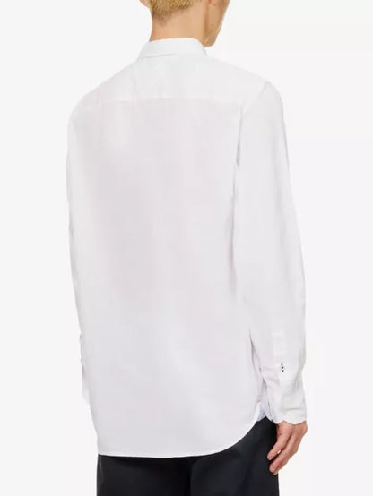 Core logo-embroidered regular-fit cotton-poplin shirt