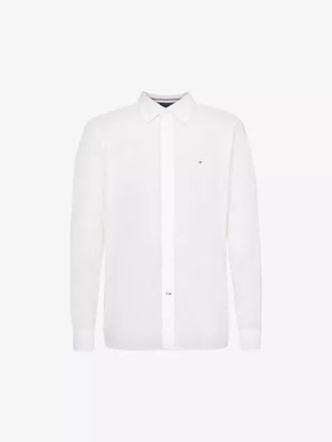 Core logo-embroidered regular-fit cotton-poplin shirt