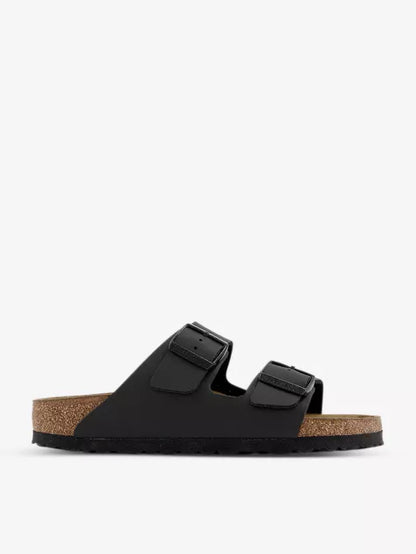 Arizona two-strap faux-leather sandals