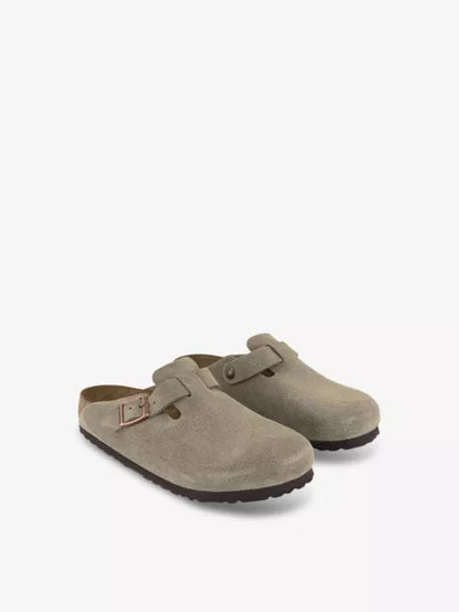 Boston soft footbed suede clogs