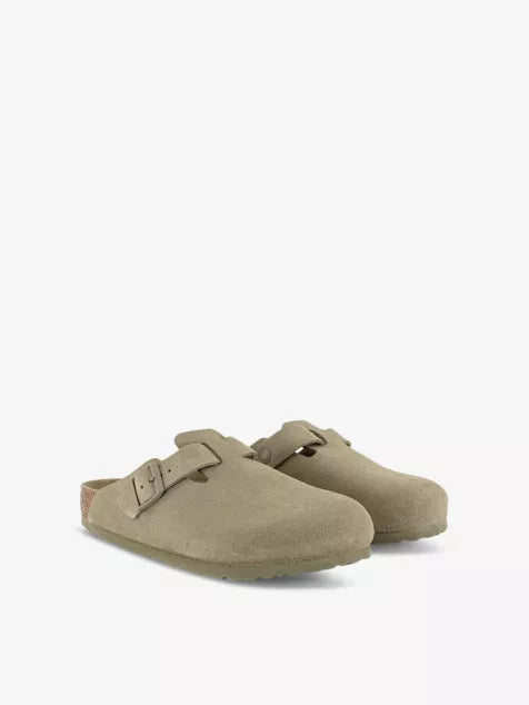 Boston suede clogs