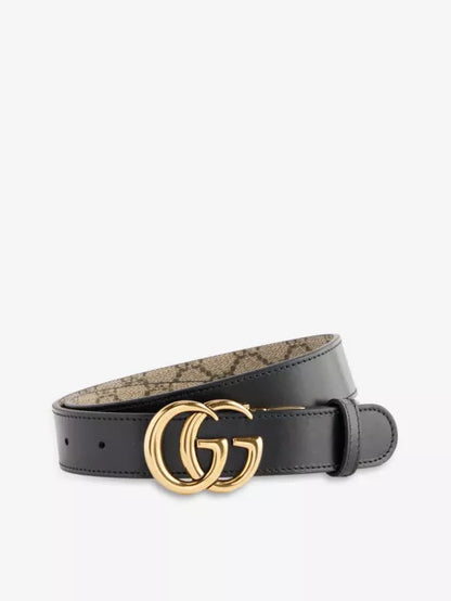 Double G reversible leather belt