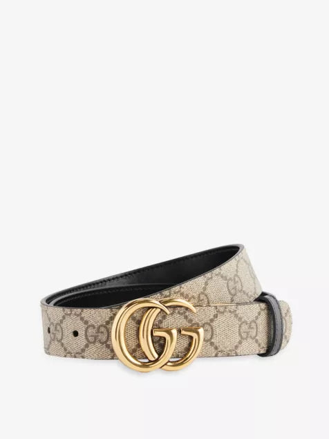 Double G reversible leather belt