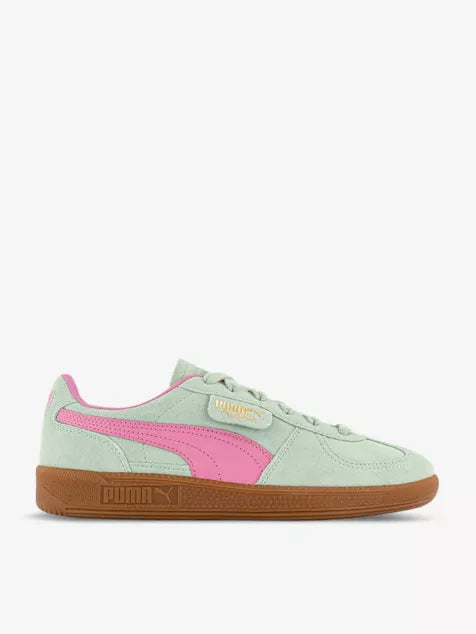 Palermo logo-tab suede low-top trainers