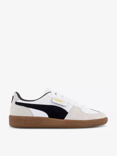 Palermo logo-tab suede low-top trainers