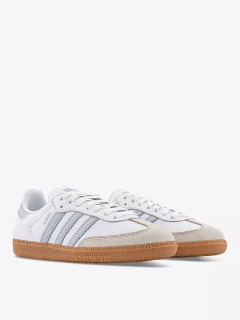 Samba OG logo-print leather low-top trainers