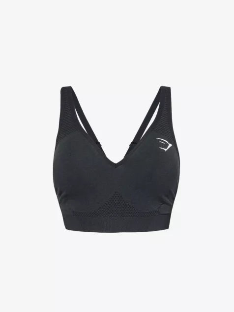 Vital fitted stretch-woven sports bra