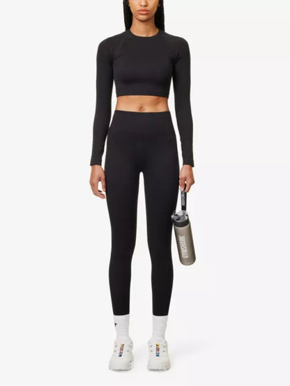 Everywear tapered-leg stretch-woven leggings