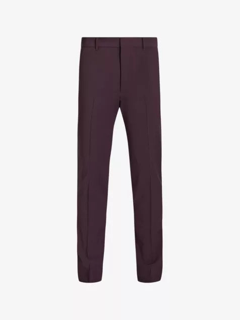 Lisle tailored skinny-fit wool-blend trousers