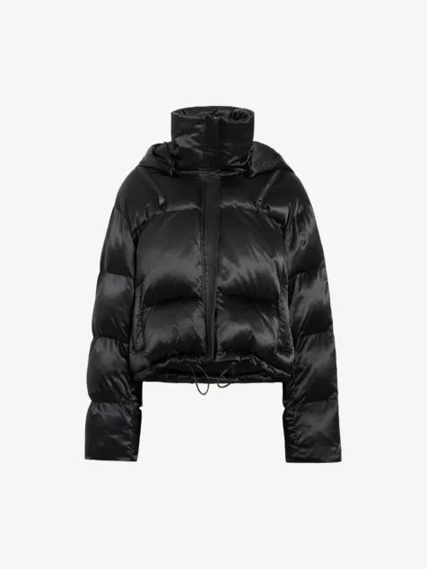 Chelsea relaxed-fit cropped shell puffer jacket