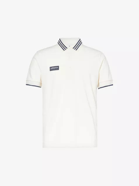 Spezial brand-appliqué recycled-polyester polo shirt