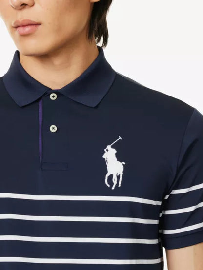 Polo Ralph Lauren x Wimbledon brand-embroidered recycled polyester-blend polo shirt