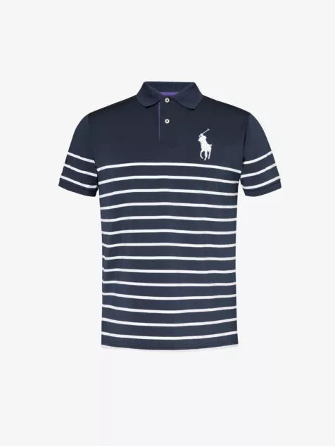 Polo Ralph Lauren x Wimbledon brand-embroidered recycled polyester-blend polo shirt