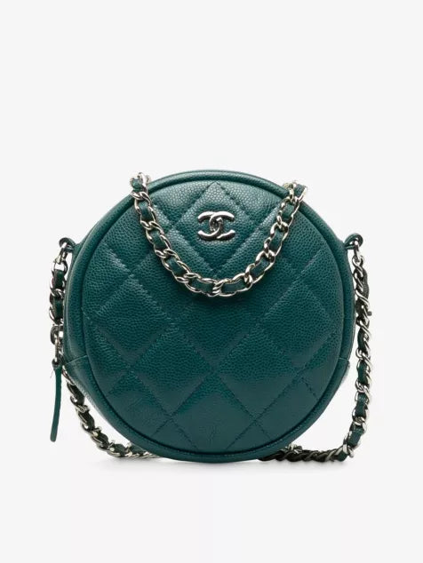 Pre-loved Chanel quilted leather cross-body bag