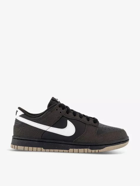 Dunk Low panelled leather low-top trainers