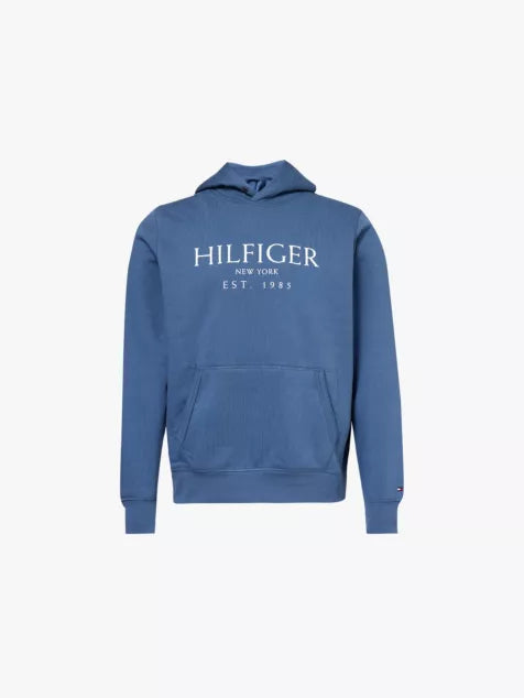 Big Hilfiger brand-print regular-fit cotton-blend hoody