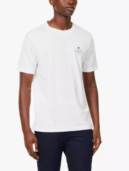 Hilfiger Stack brand-print regular-fit cotton-jersey T-shirt