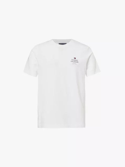 Hilfiger Stack brand-print regular-fit cotton-jersey T-shirt