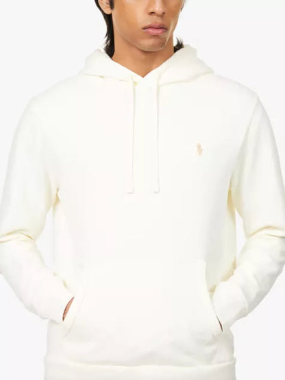 Logo-embroidered regular-fit cotton-jersey hoody