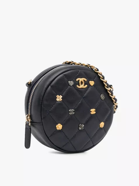 Pre-loved Chanel leather cross-body bag