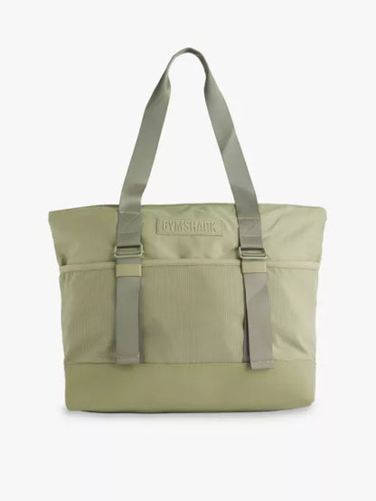 Everyday brand-patch recycled-polyester tote bag