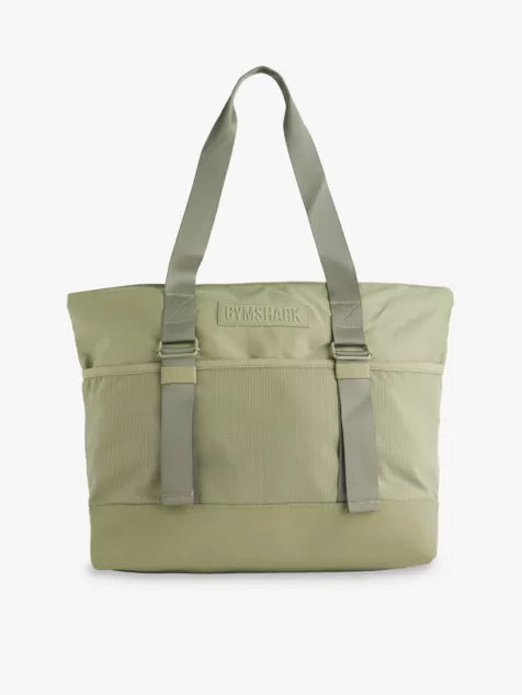 Everyday brand-patch recycled-polyester tote bag