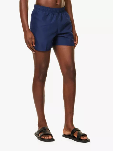 "Essential 5"" Volley drawstring waistband straight leg regular-fit swim shorts"