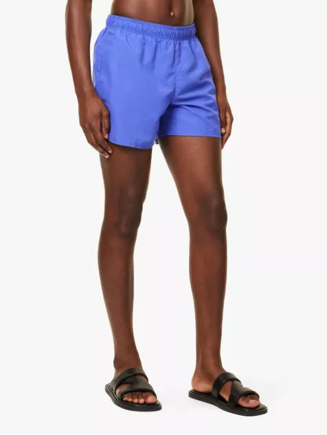 "Essential 5"" Volley drawstring waistband straight leg regular-fit swim shorts"