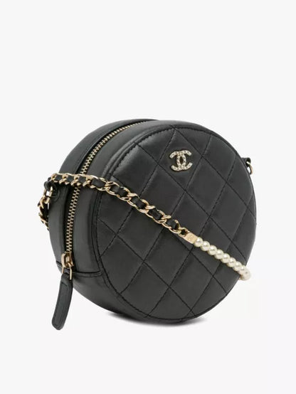 Pre-loved Chanel leather cross-body bag