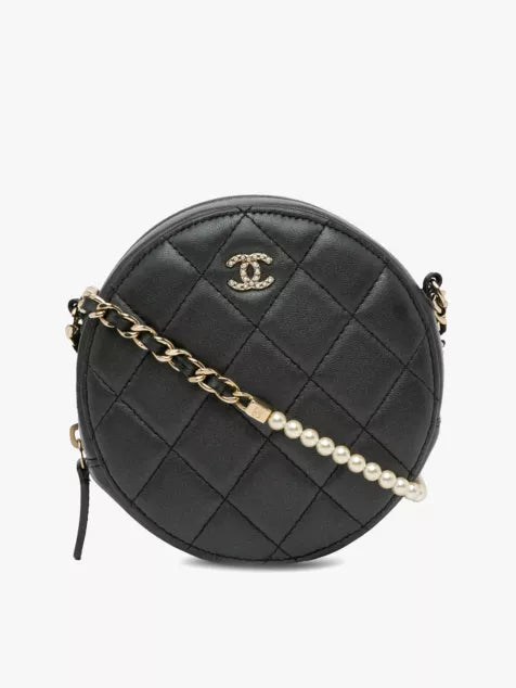 Pre-loved Chanel leather cross-body bag