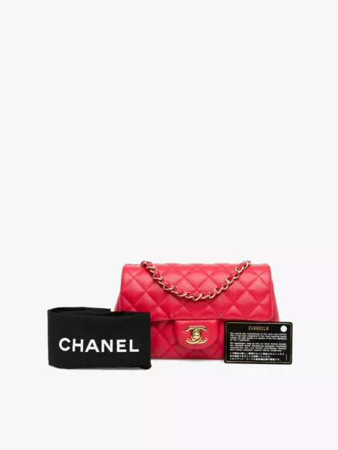 Pre-loved Chanel mini leather cross-body