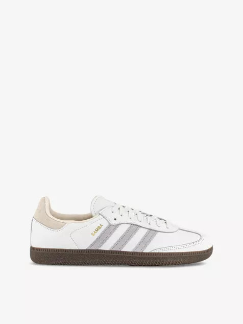 Samba OG logo-embellished leather low-top trainers