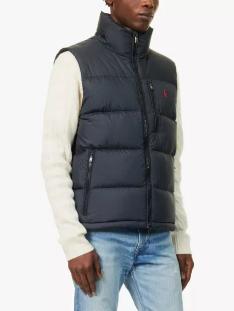 Annual Core padded regular-fit recycled-polyester-down gilet