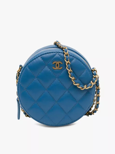 Pre-loved Chanel leather cross-body bag