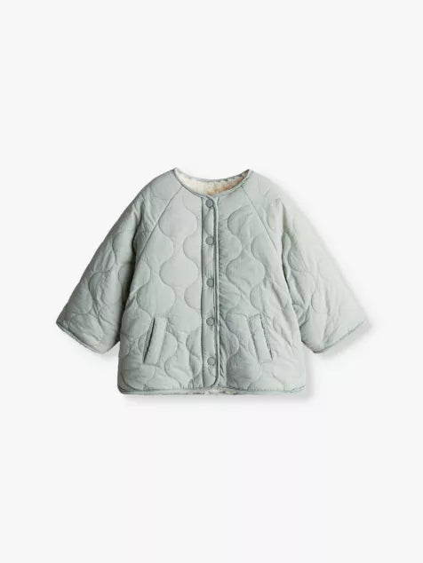 Reversible padded shell jacket 4 months-3 years