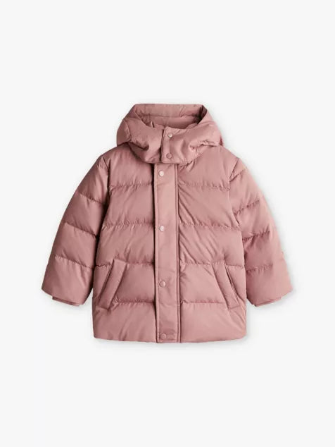 Detachable-hood padded shell-down jacket&nbsp;&nbsp;2-10 years