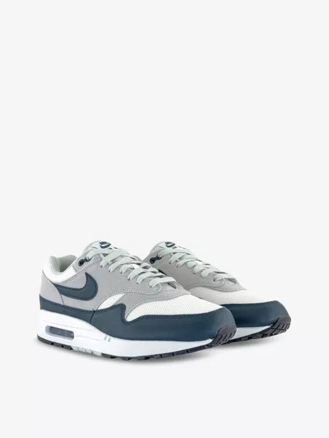 Air Max 1 panelled leather mid-top trainers